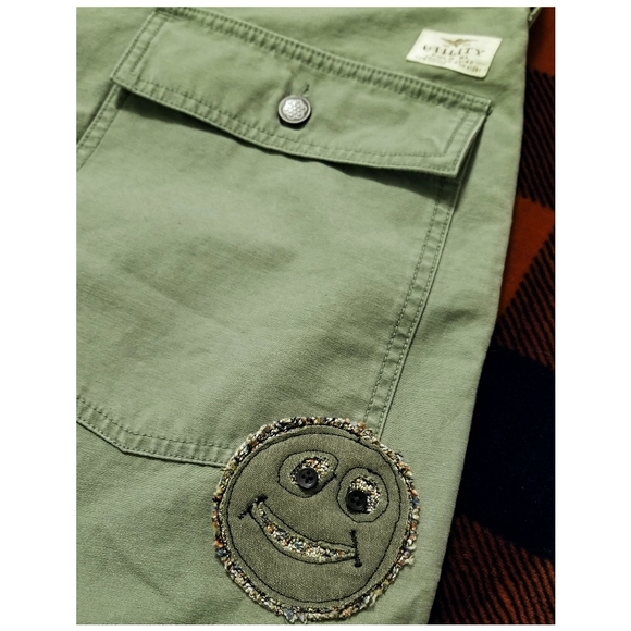 CUSTOMIZED POLO RALPH LAUREN DISTRESSED/REPAIRED MILITARY PANTS- 36"x30" - Picture 12 of 13